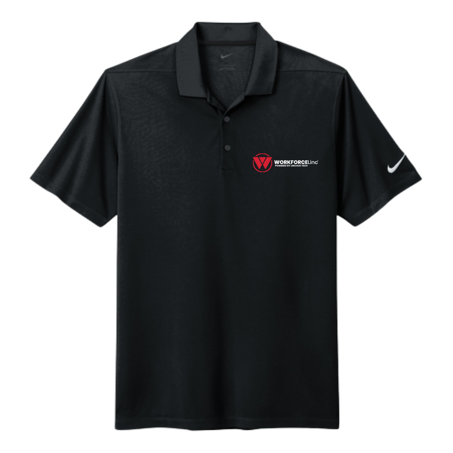 WORKFORCE Nike Dri-FIT Micro Pique 2.0 Polo - BLACK