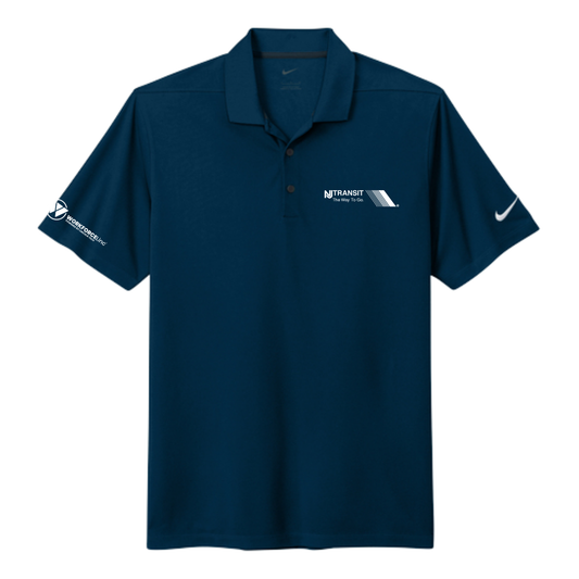 TRANSIT WORKFORCE Nike Dri-FIT Micro Pique 2.0 Polo - Navy