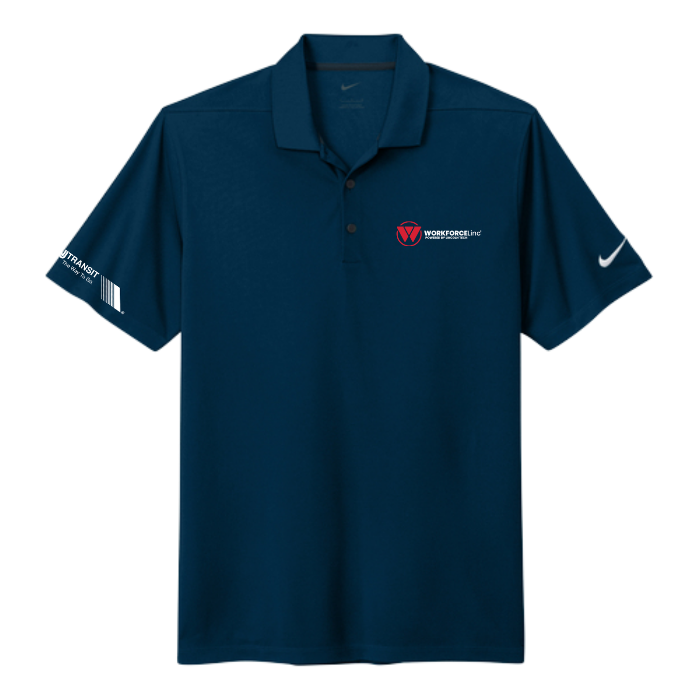 WORKFORCE TRANSIT Nike Dri-FIT Micro Pique 2.0 Polo - Navy