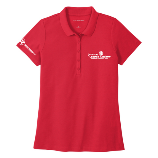 JOHNSON CONTROLS WORKFORCE LADIES SuperPro React ™ Polo - RED