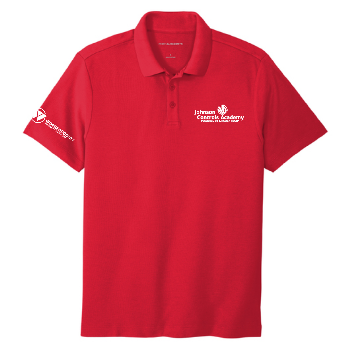 JOHNSON CONTROLS WORKFORCE MEN'S SuperPro React ™ Polo - RICH RED