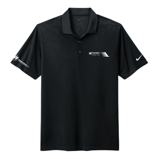 TRANSIT WORKFORCE Nike Dri-FIT Micro Pique 2.0 Polo - Black