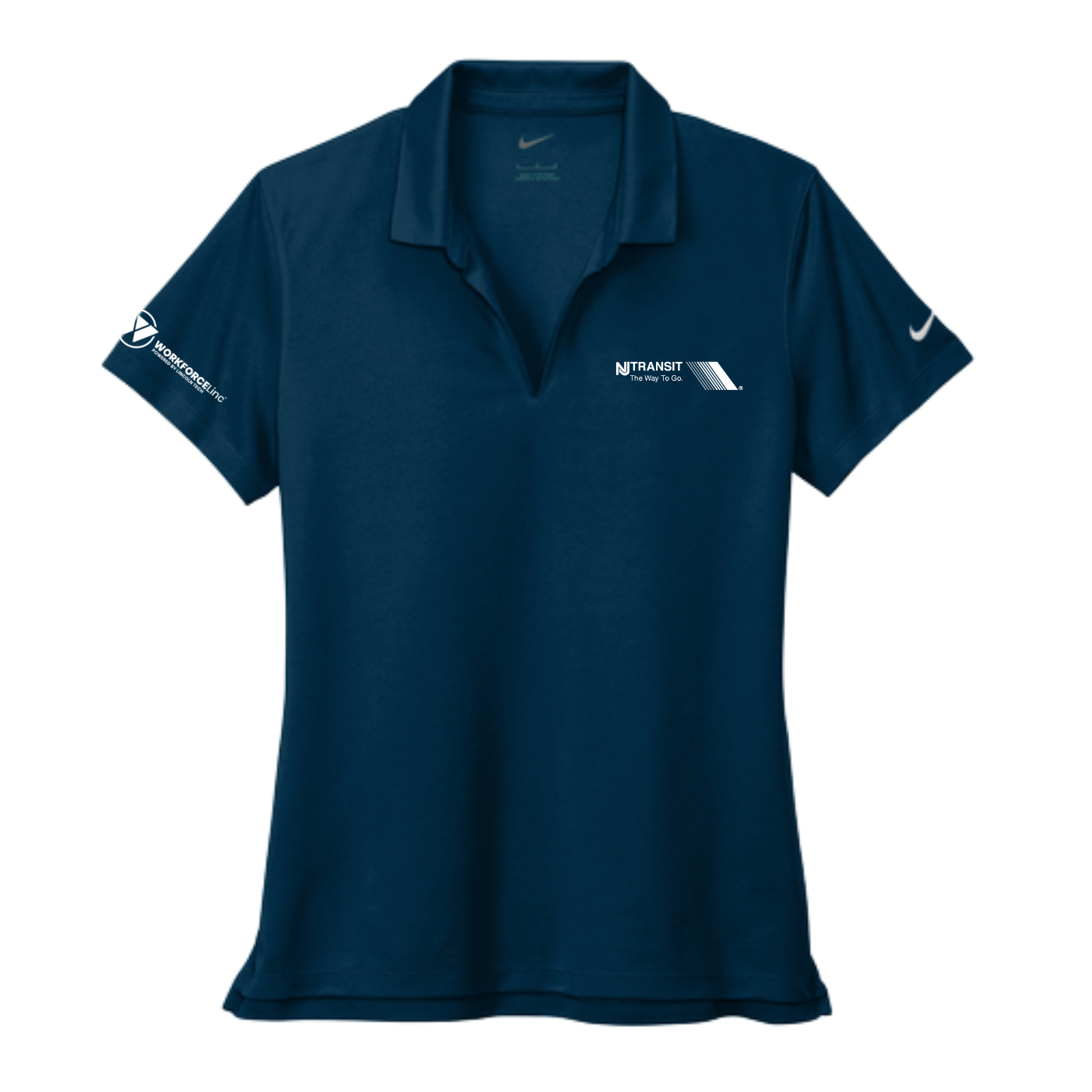TRANSIT WORKFORCE Nike Women's Dri-FIT Micro Pique 2.0 Polo - Navy