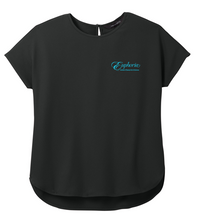 Load image into Gallery viewer, EUPHORIA Mercer+Mettle™ Women&#39;s Stretch Crepe Crew - Deep Black
