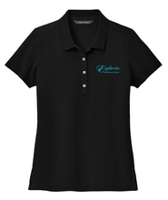 Load image into Gallery viewer, EUPHORIA Mercer+Mettle™ Women’s Stretch Pique Polo -Deep Black
