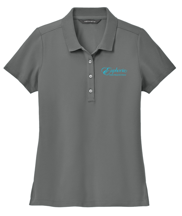 EUPHORIA Mercer+Mettle™ Women’s Stretch Pique Polo - Storm Grey