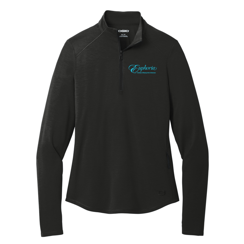 EUPHORIA OGIO® Ladies Motion 1/4-Zip - Blacktop