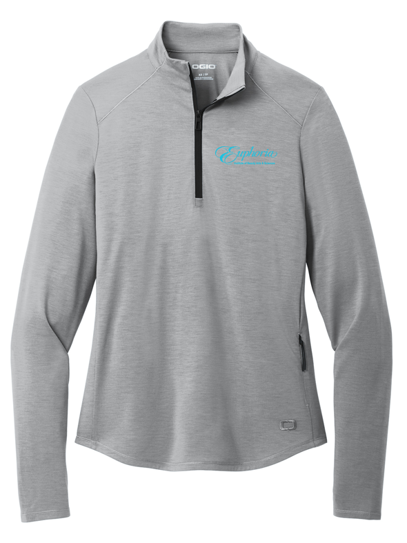 EUPHORIA OGIO® Ladies Motion 1/4-Zip - Greystone