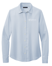 Load image into Gallery viewer, EUPHORIA Brooks Brothers® Women’s Full-Button Satin Blouse - Heritage Blue
