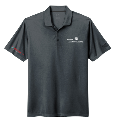 JOHNSON CONTROLS WORKFORCE Nike Dri-FIT Micro Pique 2.0 Polo - Anthracite