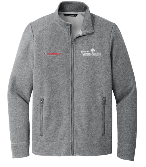 JOHNSON CONTROLS WORKFORCE Port Authority® Network Fleece Jacket - Grey Heather