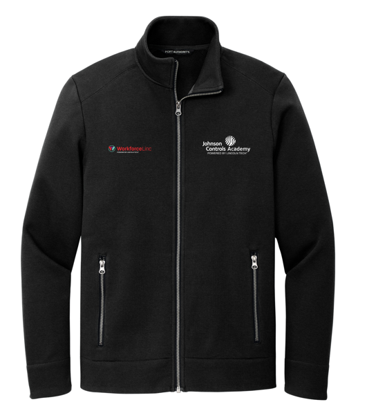 JOHNSON CONTROLS WORKFORCE Port Authority® Network Fleece Jacket - Deep Black