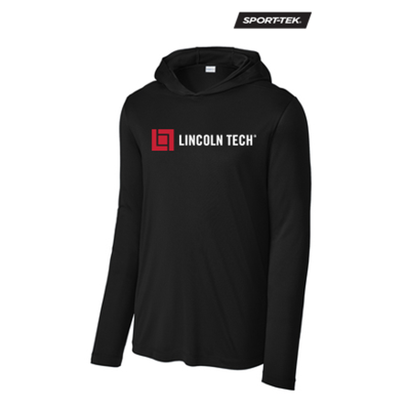 LINCOLN TECH - Sport-Tek® Posi-UV® Pro Long Sleeve Hoodie - Black