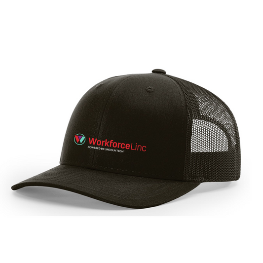 WORKFORCE RICHARDSON TRUCKER CAP - BLACK SOLID