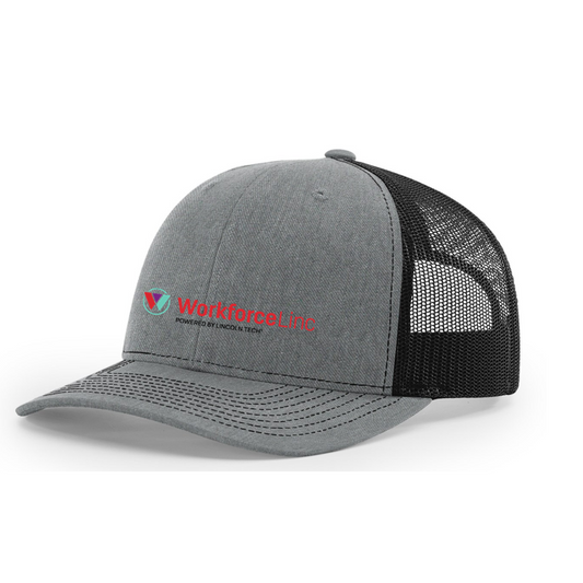 WORKFORCE RICHARDSON TRUCKER CAP - Heather Grey/Black