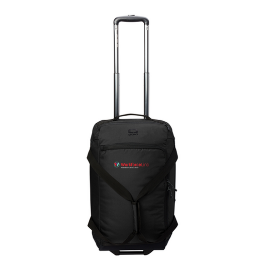 WORKFORCE OGIO ® Passage Wheeled Carry-On Duffel - BLACK