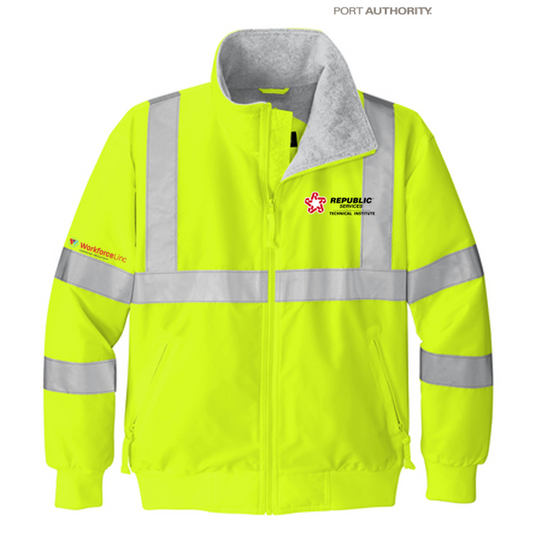 REPUBLIC SERVICES WORKFORCE Port Authority® Enhanced Visibility Challenger™ Jacket with Reflective Taping - Safety Yellow