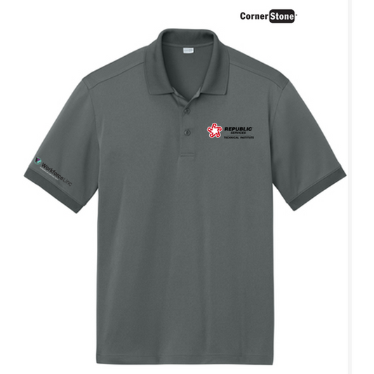 REPUBLIC SERVICES WORKFORCE CornerStone® Workwear Pro Polo - Metal Grey