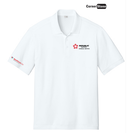REPUBLIC SERVICES WORKFORCE CornerStone® Workwear Pro Polo - White
