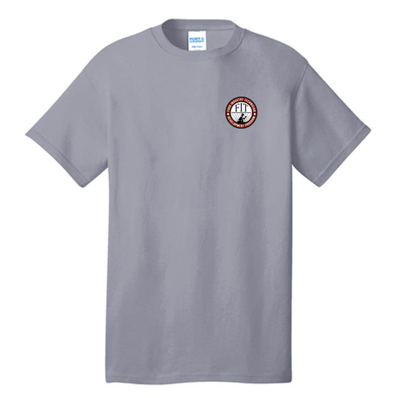 FIT Port & Co™ Core Cotton Tee - Silver