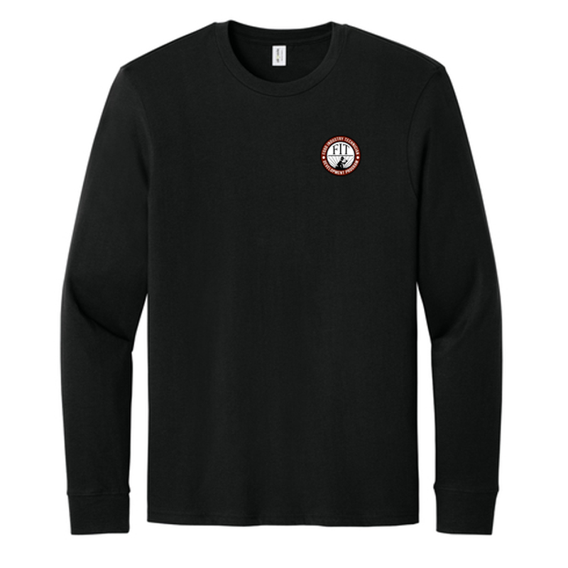 FIT Allmade® Unisex Long Sleeve Organic Cotton Tee - Deep Black