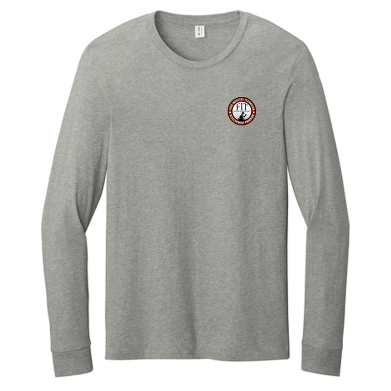 FIT Allmade® Unisex Long Sleeve Organic Cotton Tee - Granite Grey Heather