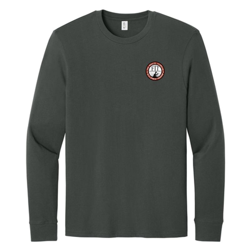 FIT Allmade® Unisex Long Sleeve Organic Cotton Tee - Terrain Grey