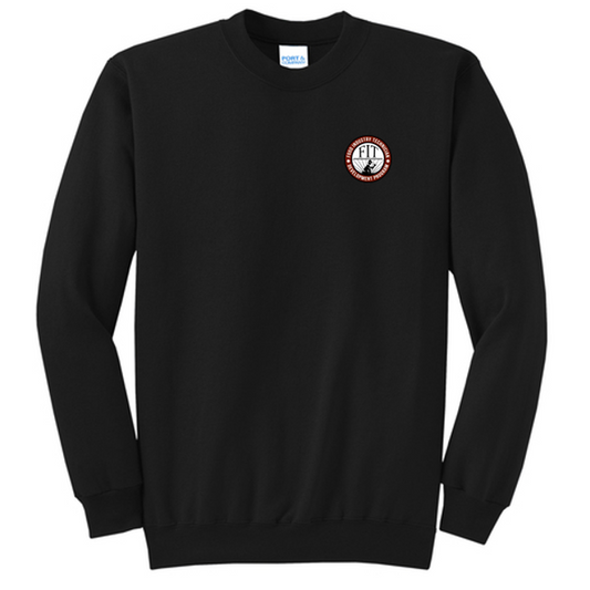 FIT Port & Co™ Core Fleece Crewneck Sweatshirt - Jet Black