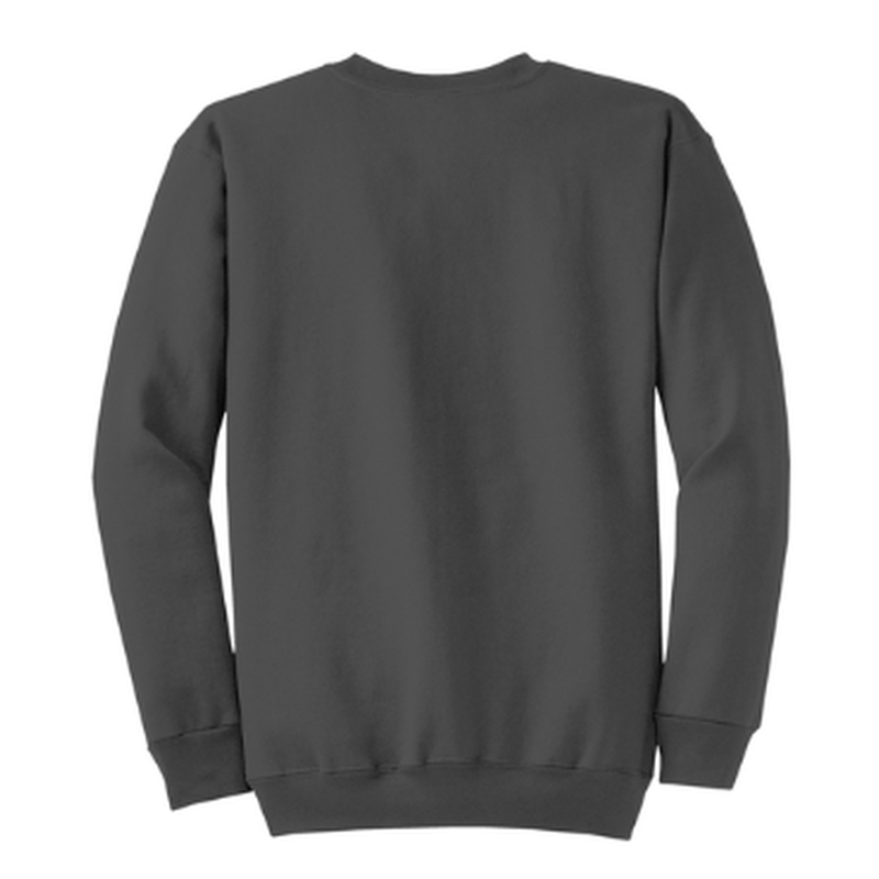 FIT Port & Co™ Core Fleece Crewneck Sweatshirt - Charcoal