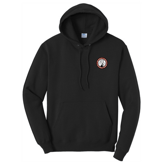 FIT Port & Co™ Core Fleece Pullover Hooded Sweatshirt - Jet Black