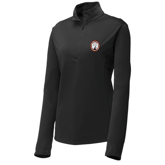 FIT Sport-Tek® Women's PosiCharge® Competitor™ 1/4-Zip Pullover - Black