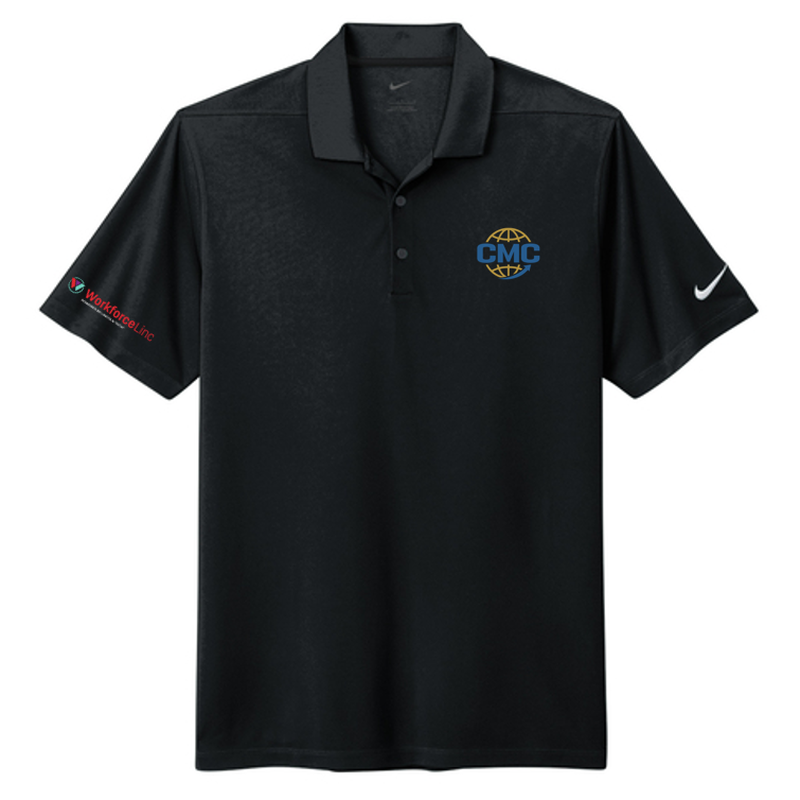 WFL-CMC WORKFORCE Nike Dri-FIT Micro Pique 2.0 Polo - BLACK