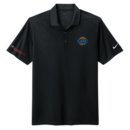 WFL-CMC WORKFORCE Nike Dri-FIT Micro Pique 2.0 Polo - BLACK