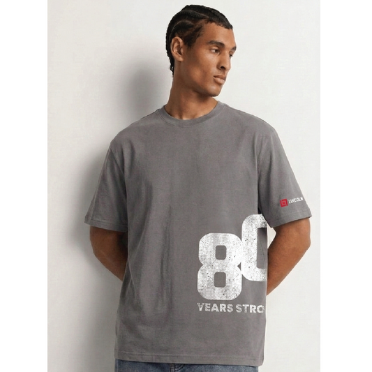 LINCOLN TECH CAMPUS 80 Side Print Gildan® Heavy Cotton™ Tee - Sports Grey