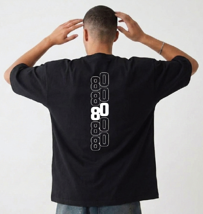 LINCOLN TECH CAMPUS 808080 District® Heavyweight Very Important Tee - BLACK