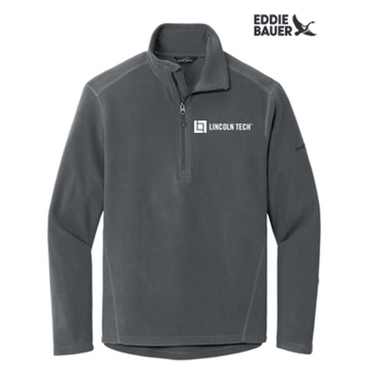 LINCOLN TECH - Eddie Bauer®1/2-Zip Microfleece Jacket - Grey Steel