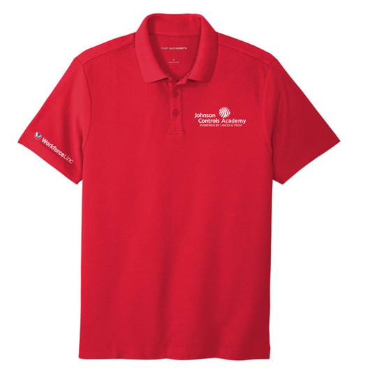 JOHNSON CONTROLS WORKFORCE MEN'S SuperPro React ™ Polo - RICH RED