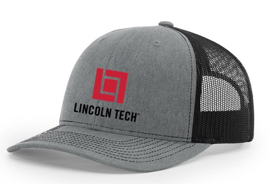 LINCOLN TECH RICHARDSON TRUCKER HAT - HEATHER GREY/BLACK