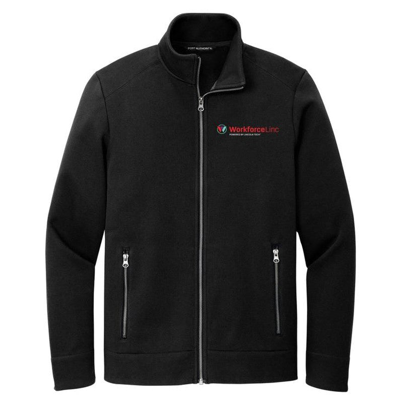 WORKFORCE Port Authority® Network Fleece Jacket - Deep Black