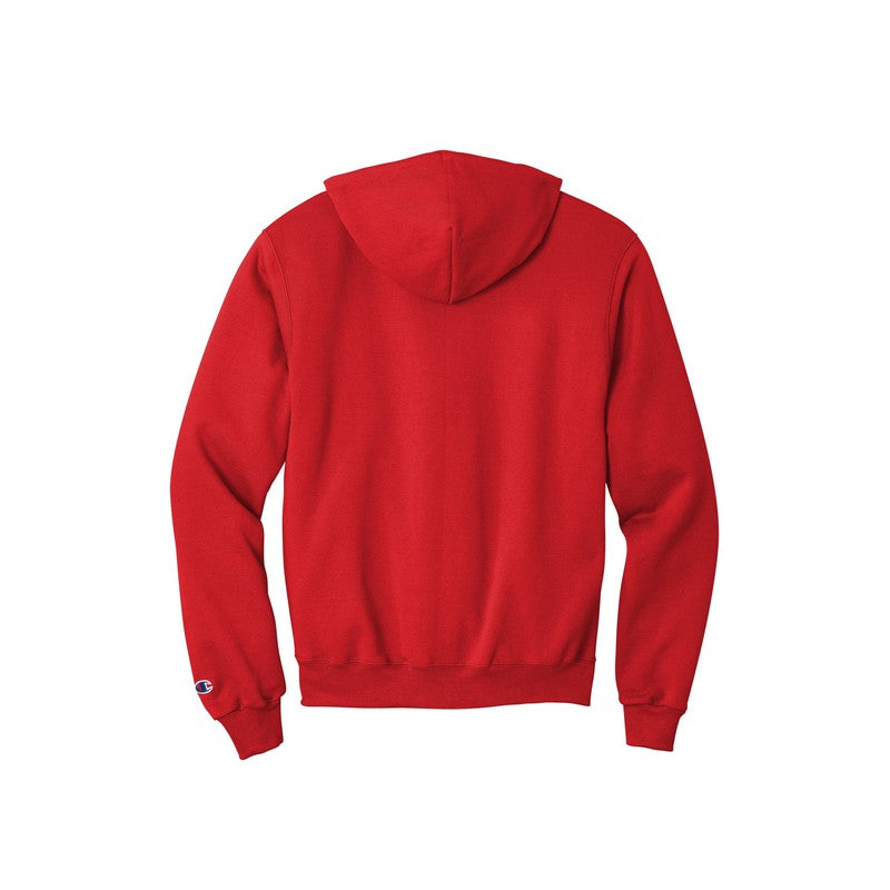 MEN'S Champion® Eco Fleece Pullover Hoodie - Scarlet