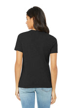 Load image into Gallery viewer, EUPHORIA BELLA+CANVAS® Women’s Relaxed CVC Tee - BLACK HEATHER
