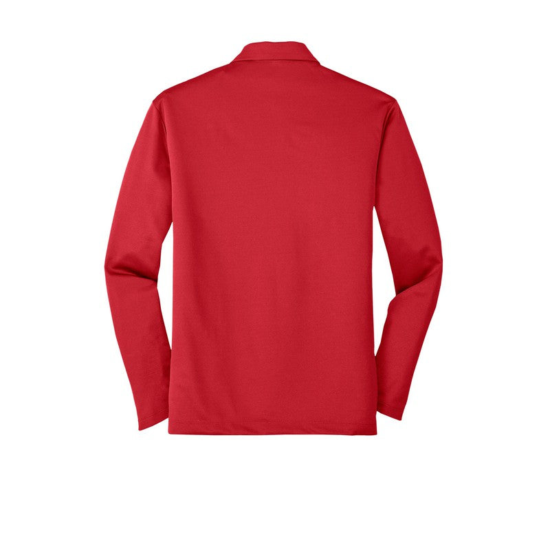 Performance Long Sleeve Polo - Red