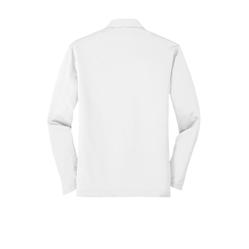 Performance Long Sleeve Polo - White