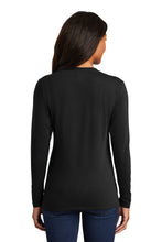 Load image into Gallery viewer, EUPHORIA Ladies Long Sleeve Core Cotton Tee - Black
