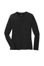 Load image into Gallery viewer, EUPHORIA Ladies Long Sleeve Core Cotton Tee - Black
