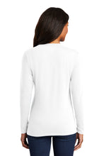 Load image into Gallery viewer, EUPHORIA Ladies Long Sleeve Core Cotton Tee - White
