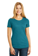 Load image into Gallery viewer, EUPHORIA Ladies Softstyle® Tri-Blend Short Sleeve Tee - Heather Teal
