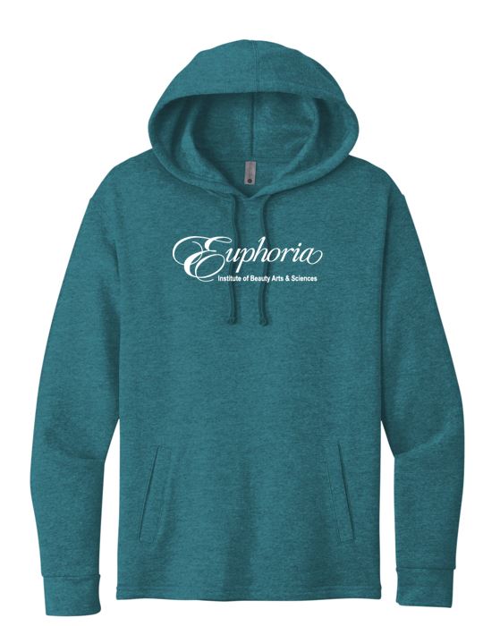 EUPHORIA Next Level™ Unisex Malibu Pullover Hoodie - Heather Teal