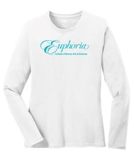 Load image into Gallery viewer, EUPHORIA Ladies Long Sleeve Core Cotton Tee - White
