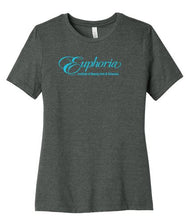 Load image into Gallery viewer, EUPHORIA BELLA+CANVAS® Women’s Relaxed CVC Tee - DEEP HEATHER
